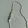 Newbridge Round Pendant With Clear Stone Necklace Image 4
