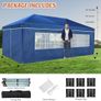 Pop Up Gazebo, Gazebo with Removable Sidewalls, Sturdy Frame, Weather-Resistant Protection, Ideal for Outdoor Events, Parties, and Markets (blue) Image 4