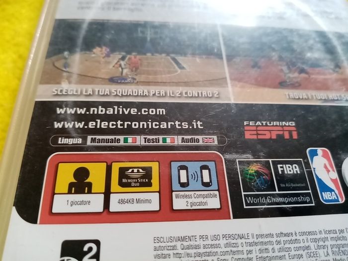 NBA Live 09 PlayStation PSP Games Original