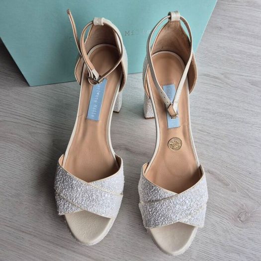 Charlotte Mills,Kali Pearl Luxury Heels,  UK 7 EU 40, Brand New