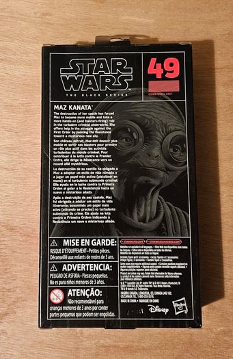Star Wars Maz Kanata 6" Scale Black Series New & Unopened