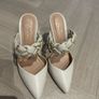New Look Cream Heels Image 2