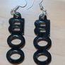 Handmade Halloween Boo Earrings Image 3
