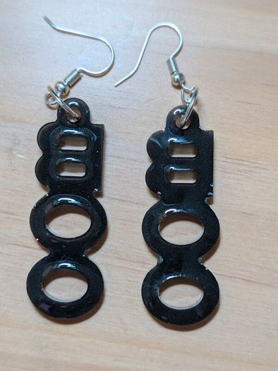 Handmade Halloween Boo Earrings