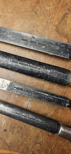 4 Moore and Wright bearing scrapers