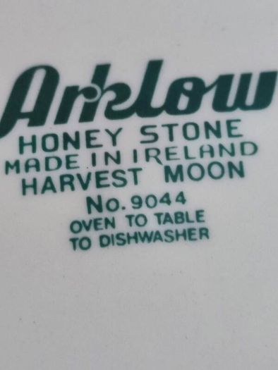 Vintage Hinging plates made in Arklow Ireland.