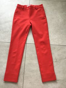 ladies Mango Red trousers. Size 34 / 8