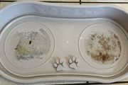 Dog bowl holder