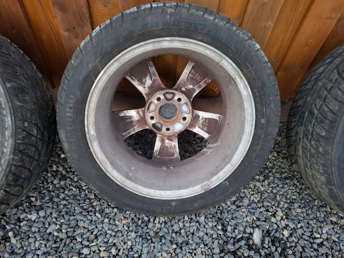 Saab 16" Alloys C/w 4 Good Tyres - 205x50x16 - Excellent!