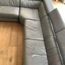Large natuzzi leather couch Image 3