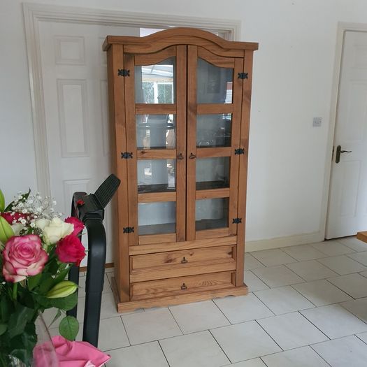 Oak cabinet