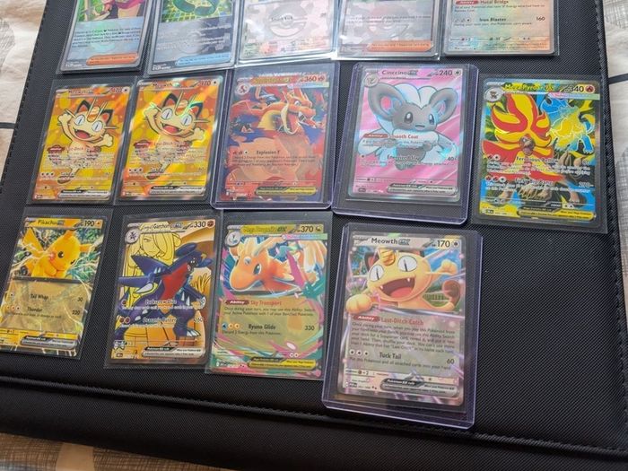 Pokemon Cards Bulk Lot, IR, Trainer Cards, Masterball, Ex, Charizard, Meowth, Pikachu