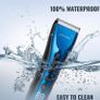 Professional Hair Clippers for Men Kids Family, Waterproof Hair Trimmer Cordless Rechargeable Led Display Three Speed Adjustment Electric Ceramic Blades Hair Clippers Beard Trimmer Cordless (FREE POSTAGE) Image 2