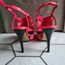 Stiletto High Heel Platform  pink shoes bow ASOS uk5 Image 6