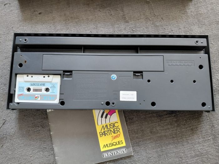 vintage Bontempi junior keyboard with cassette in box