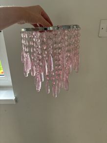 Pink ceiling light