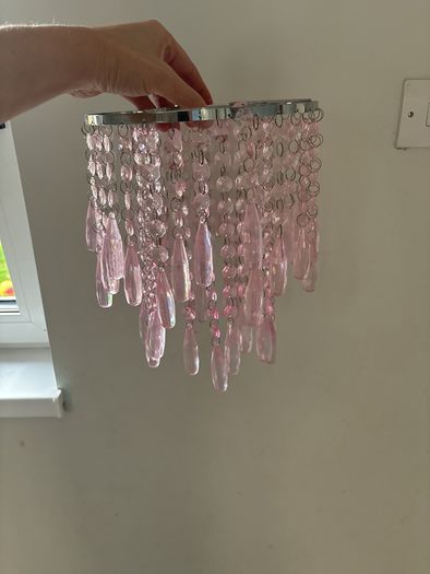Pink ceiling light