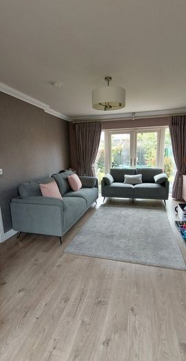 2 and 3 seater Green fabric sofa set