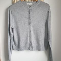 M&s Grey Cardigan Size Uk 12
