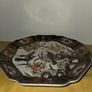 Vintage hand painted Satsuma Love Birds Plate Image 8