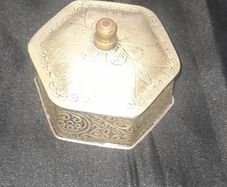 Beautiful Old maybe Silver plated Trinket Box and another Item could be Silver please view Hallmark