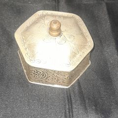 Beautiful Old maybe Silver plated Trinket Box and another Item could be Silver please view Hallmark