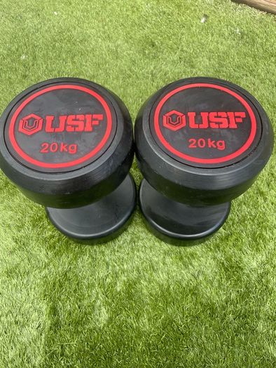 2 x 20kg dumbells