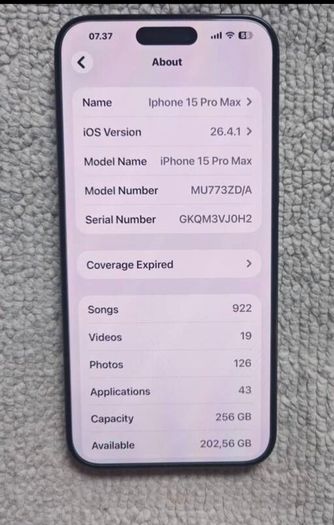 Iphone 15 pro max 256gb unlock/Sim free for sale
