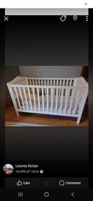 Nested cot bed