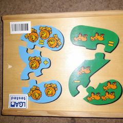 Wooden puzzle, brand new