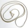 Vintage 925 Sterling Silver Snake Chain Necklace length 19" - 4,4g Image 3