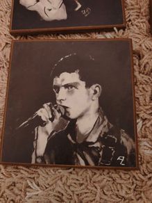 Joy Division ... Wood Tile Art