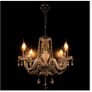 Affordable 4 Arm Crystal Chandelier Ceiling Lights Image 3
