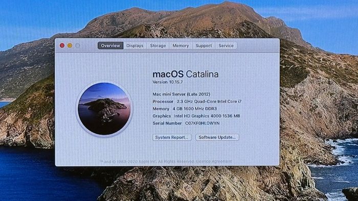 Mac Mini A1347 Intel Core i7