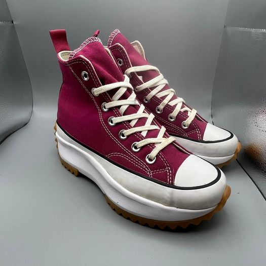 Converse Womens Shoes - Run Star Hike - Dark Pink - Size 4.5 UK - Hi Top