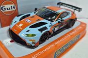 Scalextric C4655 Aston Martin Vantage GT3 (Gulf Edition) Slot Car  ( gt touring 24hr Endurance )