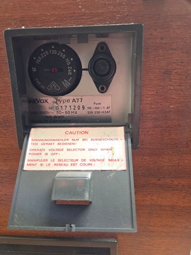 ReVox A77 Mk IV Tape deck