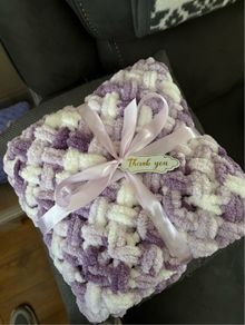 Handmade crochet gift blankets