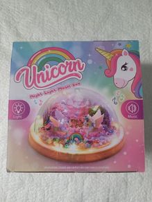 BNIB - Kids Unicorn Fairy Night Light Music Box Craft Kit