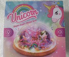BNIB - Kids Unicorn Fairy Night Light Music Box Craft Kit