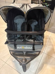 out and about double buggy