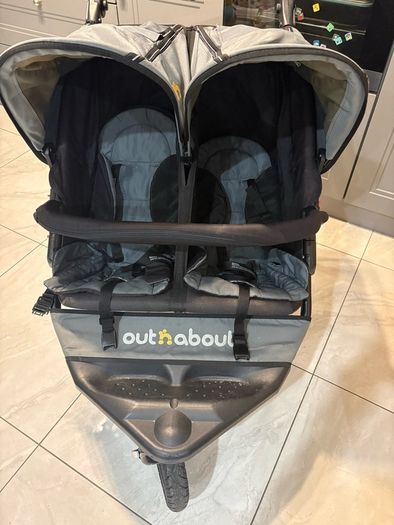 out and about double buggy
