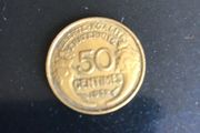 Old 1932 France coin 50 Centimes
