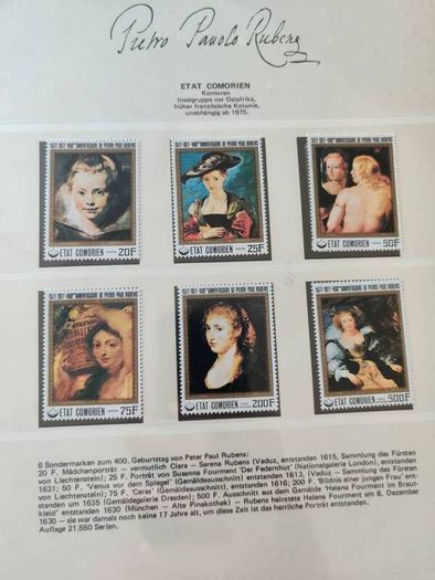 Paul Rubens 55 Pages Stamps Album World Collection