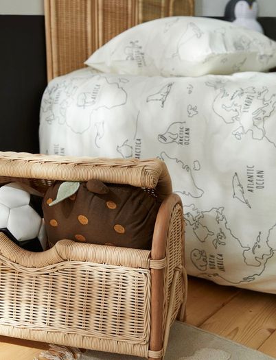 Children's storage Bench Wicker