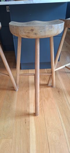 Solid wood bar stools, originally from Coach House/Hedgerow