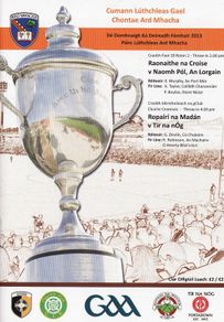 2013 Armagh GAA Minor & Intermediate County Football Finals Programme