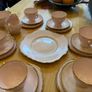 Bone China Vintage Blush  Pink Tea Set Image 2