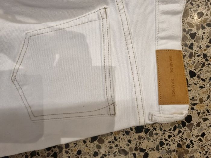 samsoe & samsoe new white jeans