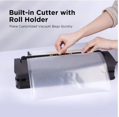 BRAND NEW Vacuum Sealer Dry and Wet Food Vacuum Sealer Machine with Vacuum Sealing Bag Roll Built-in Cutter and Stand